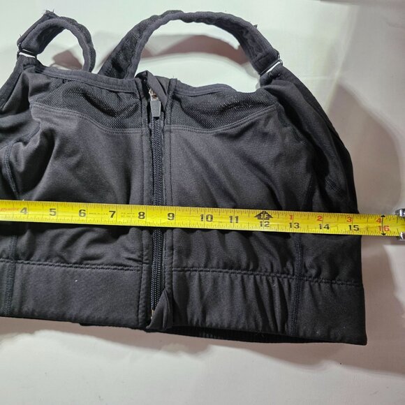 Constantly Varied Gear Black Medium Sports Bra Adjustable Straps Hook Closure - Picture 4 of 5